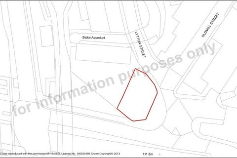 Land for sale, Lytton Street, Stoke, Stoke-On-Trent