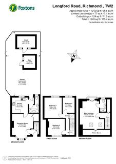 4 bedroom semi-detached house for sale, Longford Road, Twickenham, Middlesex, TW2