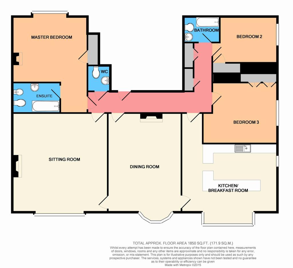 Sutton Court, Sutton 3 bed flat £550,000