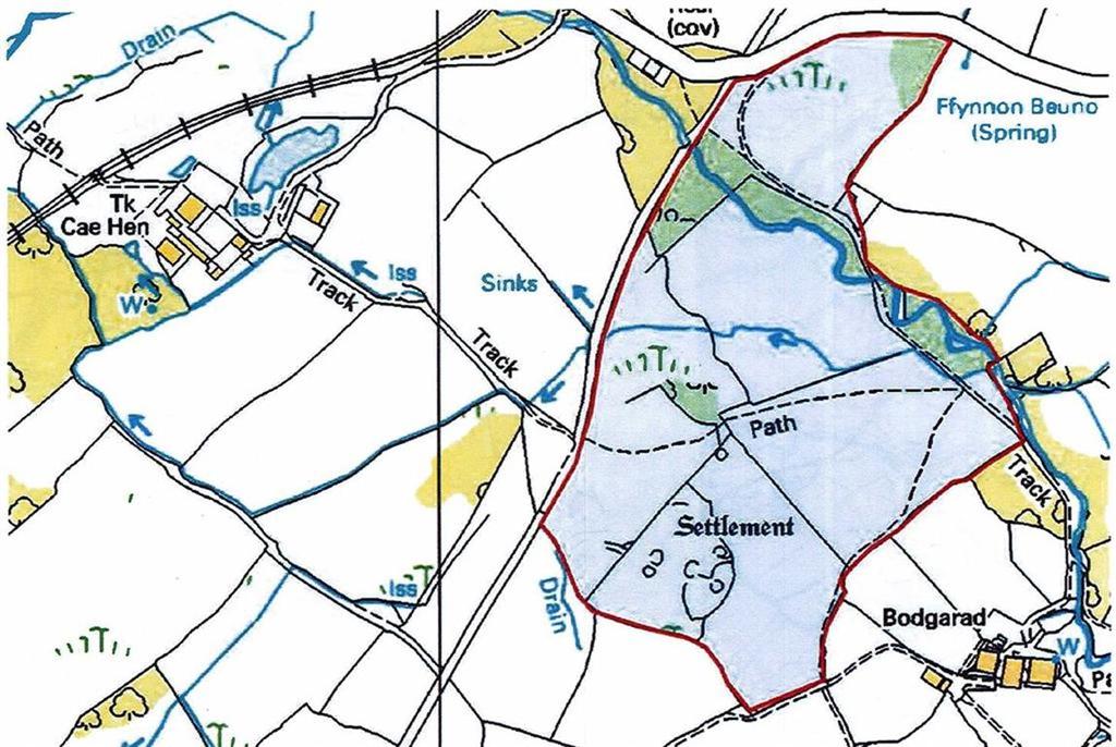 Parciau Land, Bontnewydd, Gwynedd, LL54 Farm land £2,000