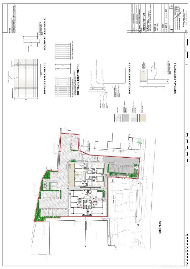 Planning Application (g) 12   Site Plan (d) page 0