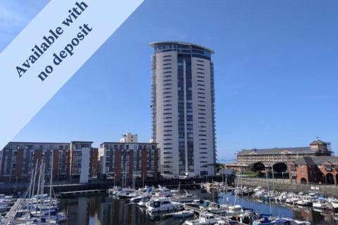 1 bedroom flat to rent, Meridian Tower, Trawler Road, Swansea. SA1 1JN