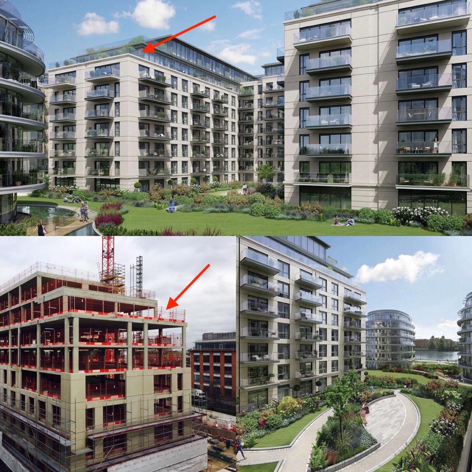 Penthouse, Faulkner House, Fulham Reach 3 bed flat £3,745,000