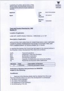 Land for sale, North Road, Wrexham