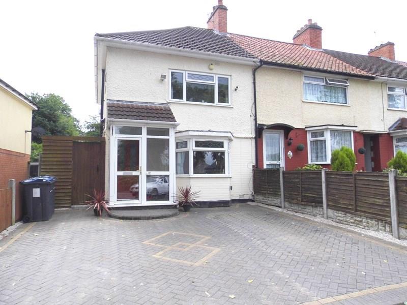 Cleeve Road, Yardley Wood, Birmingham 3 bed end of terrace house £150,000