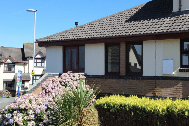 Meadowside, Newquay 2 bed semidetached bungalow £165,000