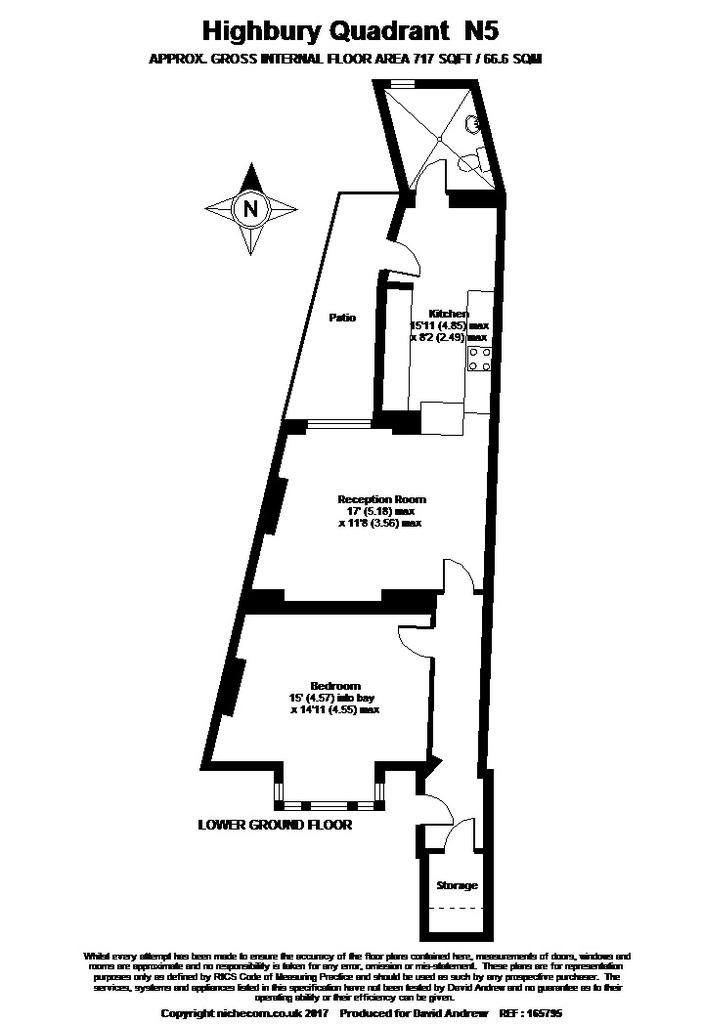 Highbury Quadrant N5 2te 1 Bed Flat 525 000