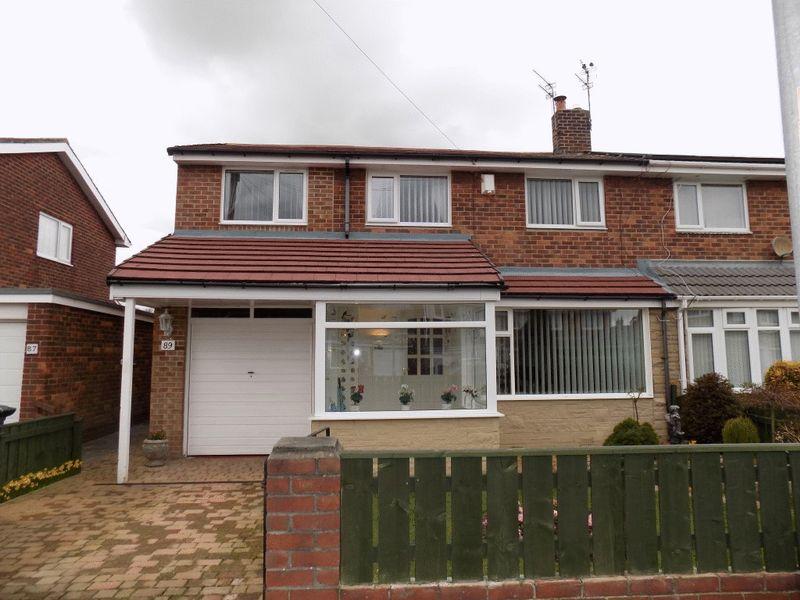 Ashington Drive, Choppington 4 bed semidetached house £159,950