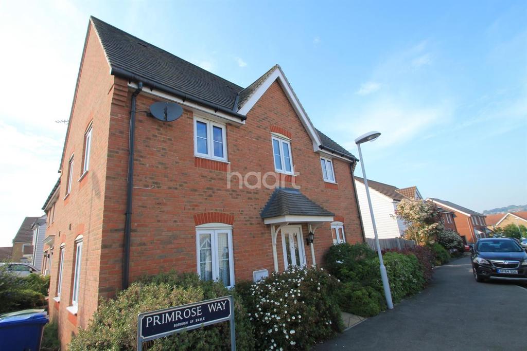 Primrose Way, Minster 3 bed end of terrace house £240,000