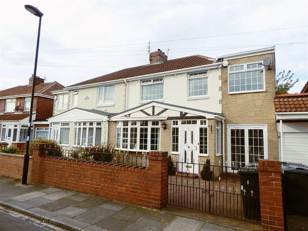 Tynedale Avenue, Kings Estate, Wallsend, NE28 4 bed semidetached house