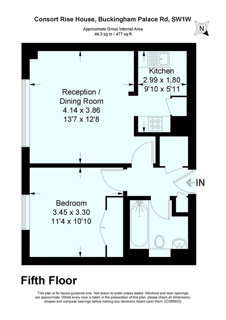 Consort Rise House 203 Buckingham Palace Road London Sw1w 1 Bed