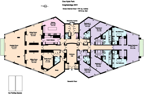 One Hyde Park Floor Plan | Viewfloor.co