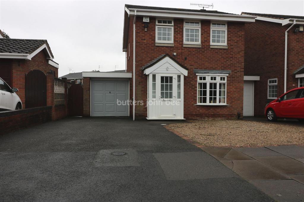 Greenfield Lane, Fordhouses, Wolverhampton 3 bed detached house £194,950