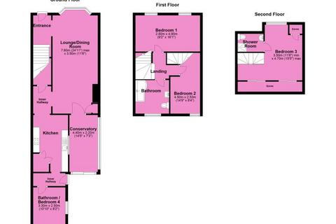 4 bedroom terraced house for sale, Bampton Street, Minehead TA24