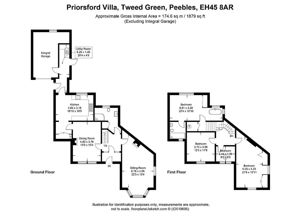 Priorsford Villa, Tweed Green, Peebles EH45 8AR 4 bed