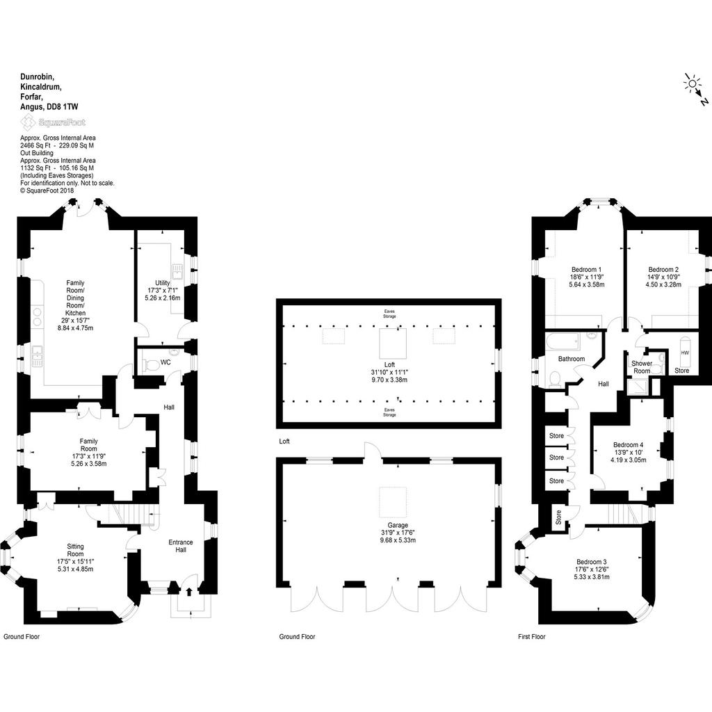 Dunrobin Kincaldrum Forfar Angus Dd8 4 Bed Detached House