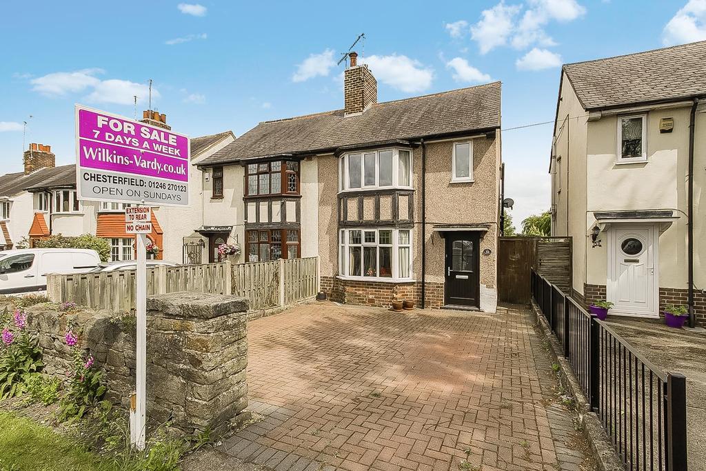 Storrs Road, Brampton, Chesterfield 3 bed semidetached house £210,000