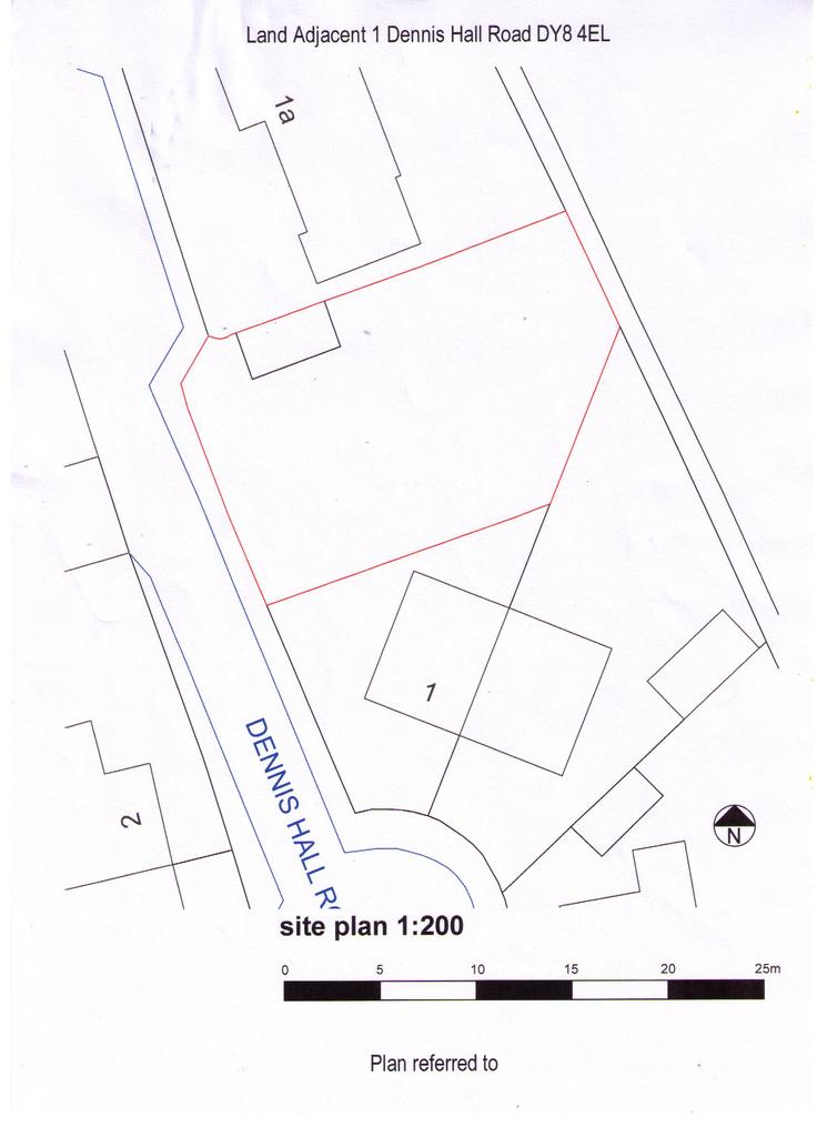 DENNIS HALL ROAD, AMBLECOTE, STOURBRIDGE DY8 Land for sale £80,000
