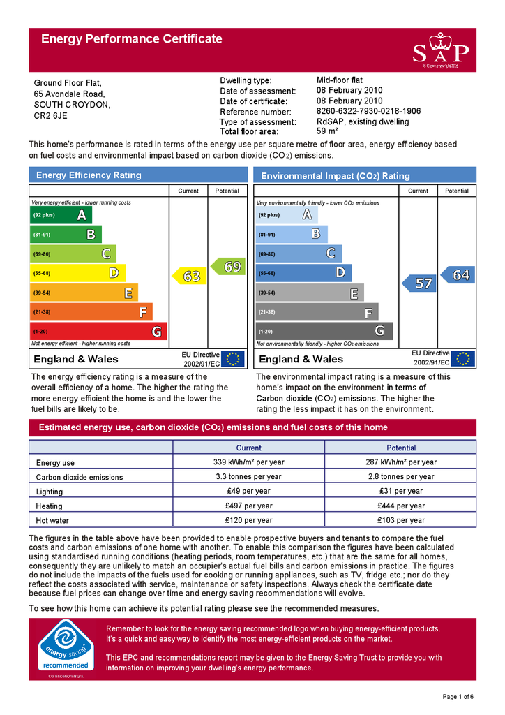 EPC (Contains public sector information licensed under the Open Government Licence v3.0.)