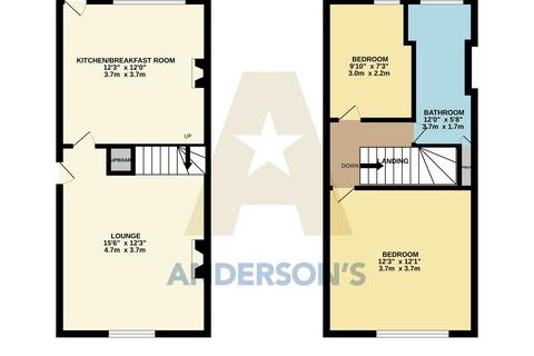 2 bedroom house to rent, Oadby, Regent Street LE2 4DN