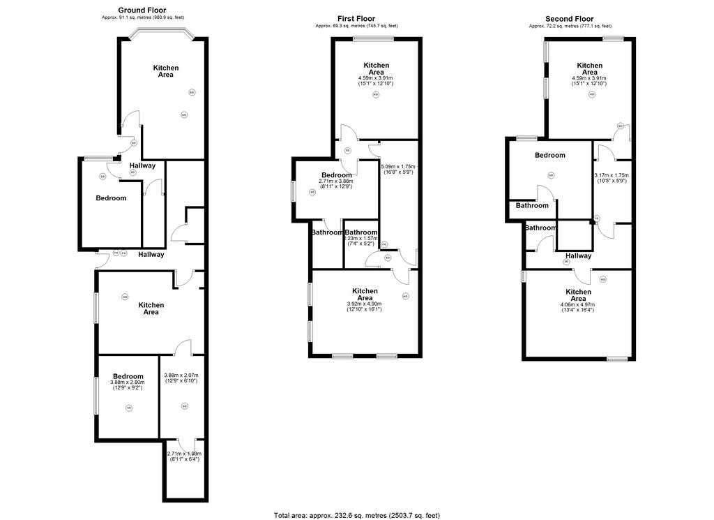 97 Park Rd, Blackpool - all floors