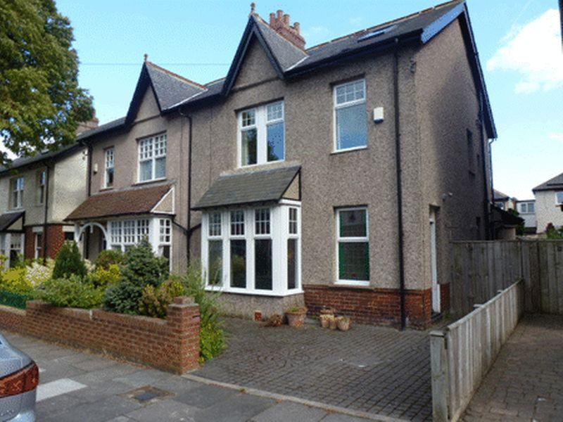 Elmfield Gardens, Gosforth, Newcastle Upon Tyne 4 bed semidetached
