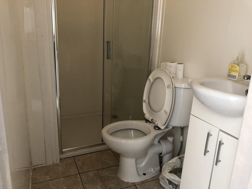 Downstairs toilet and shower