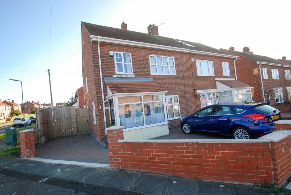 Steward Crescent, South Shields 3 bed semidetached house £149,950