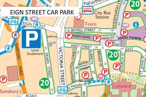 Property to rent - Car Parking Spaces, Hereford, Hereford, Herefordshire, HR4 0AW