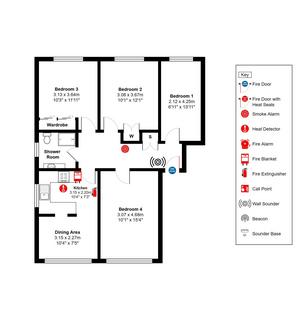 4 bedroom flat to rent, Flat 3 Russell Court, Leamington Spa, CV31 1EY