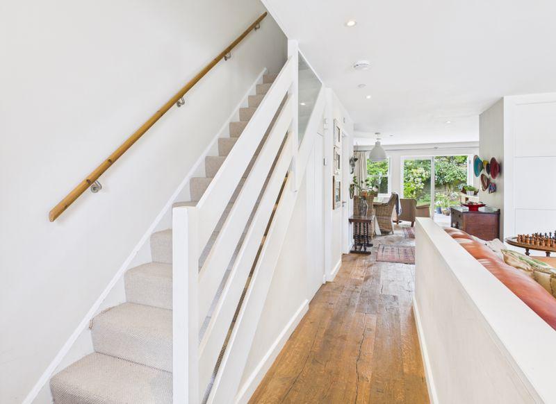 Stairs to first...
