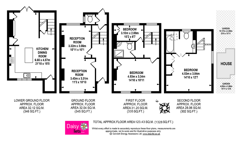Halifax Street, Sydenham, SE26 6JA 3 bed end of terrace house £2,500