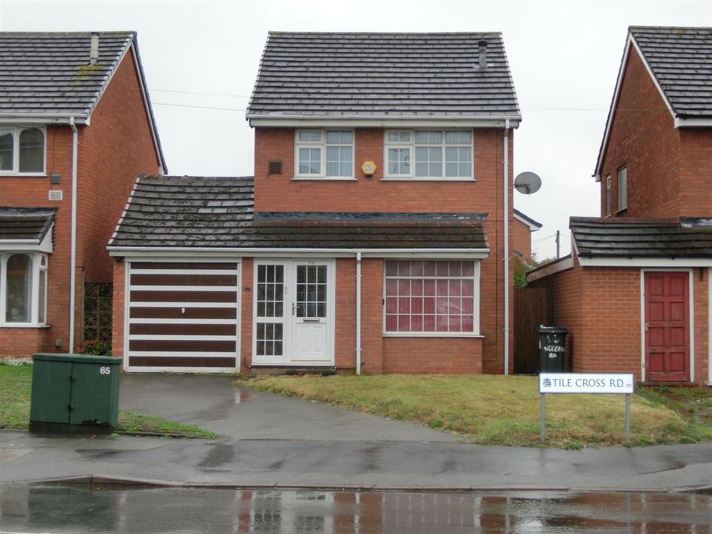Tile Cross Road, Tile Cross, Birmingham 3 bed detached house £190,000