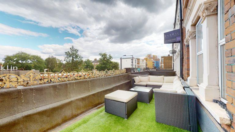Roof terrace