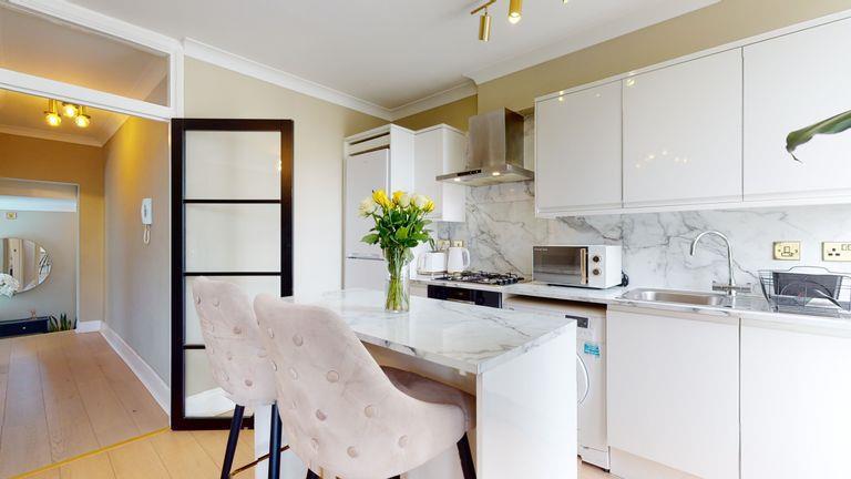 Open plan kitchen