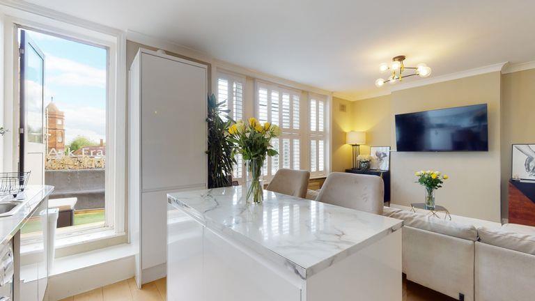 Open plan kitchen