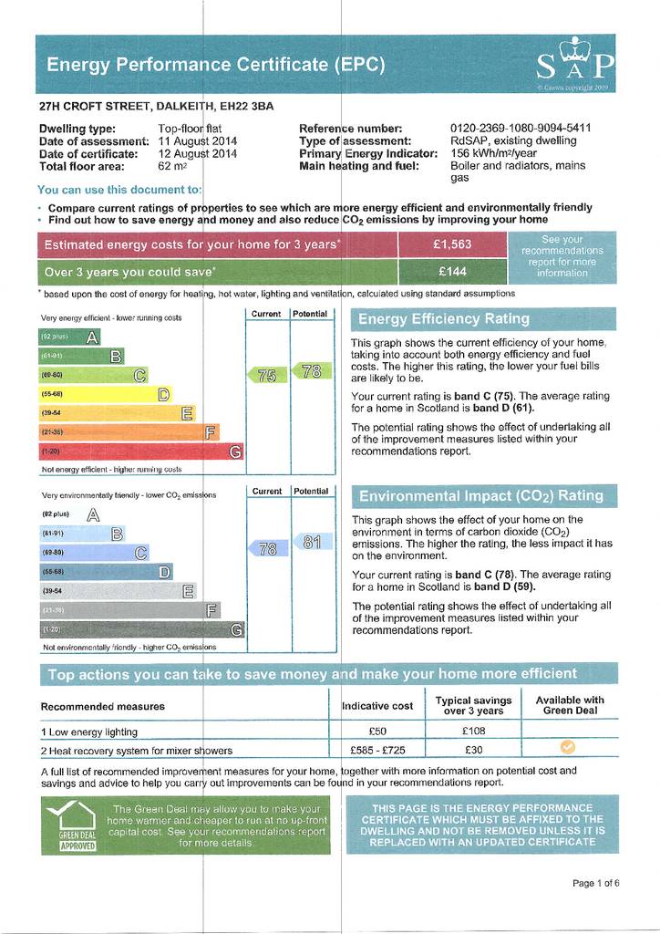 EPC Certificate