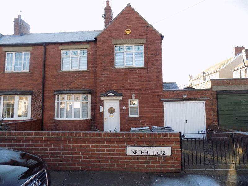 Nether Riggs, Bedlington 3 bed semidetached house £109,995