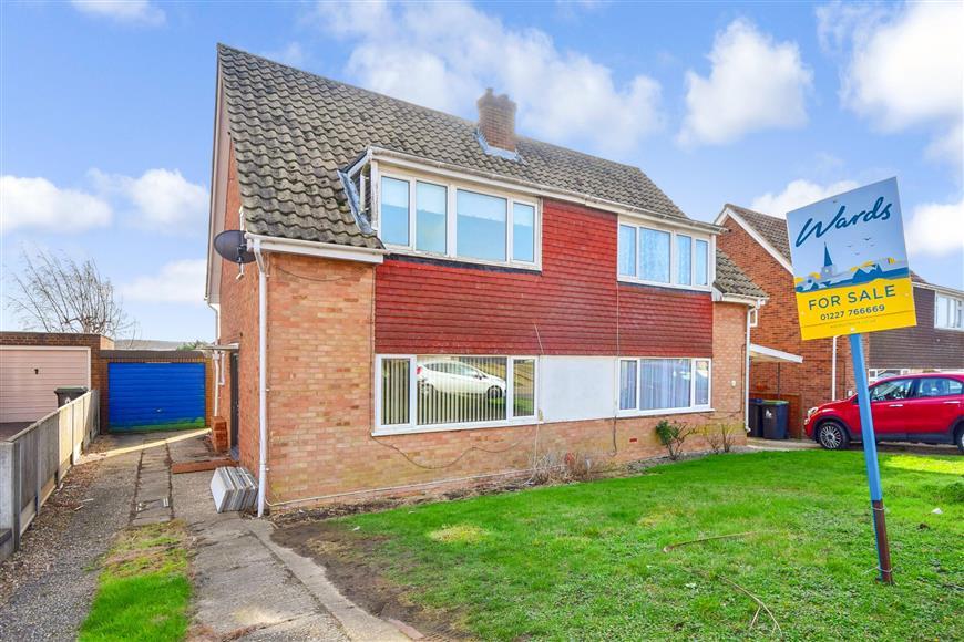 Cedar Road, Sturry, Canterbury, Kent 3 bed semidetached house £260,000