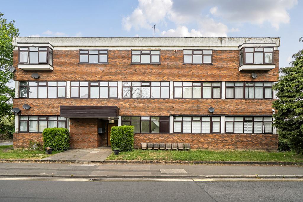 Apartment building facade, block of apartments