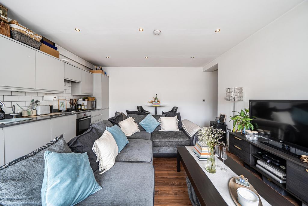 Open-plan living area, open plan living