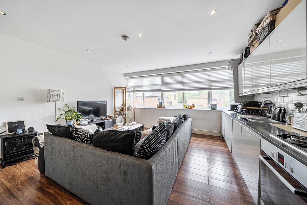 Open-plan living area, open plan living
