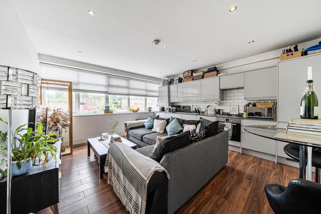 Open-plan living area, open plan living