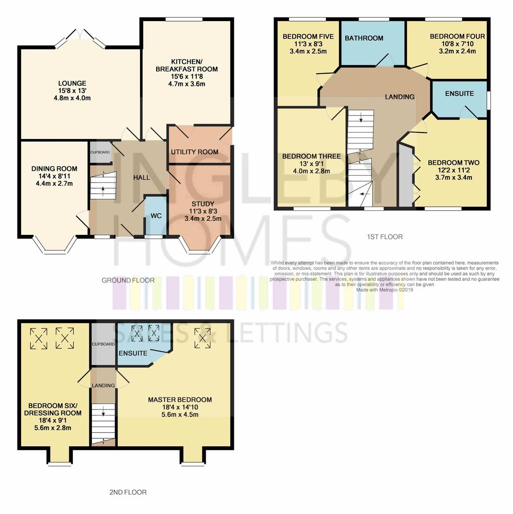 Littlecote, Ingleby Barwick 6 bed detached house £315,000