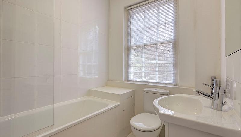 Typical studio bathroom