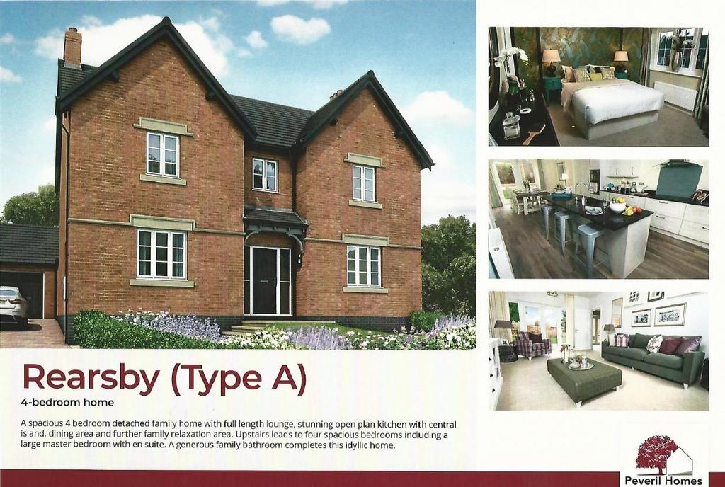 Measham Road, Moira, DE12 6AJ 4 bed detached house £415,000