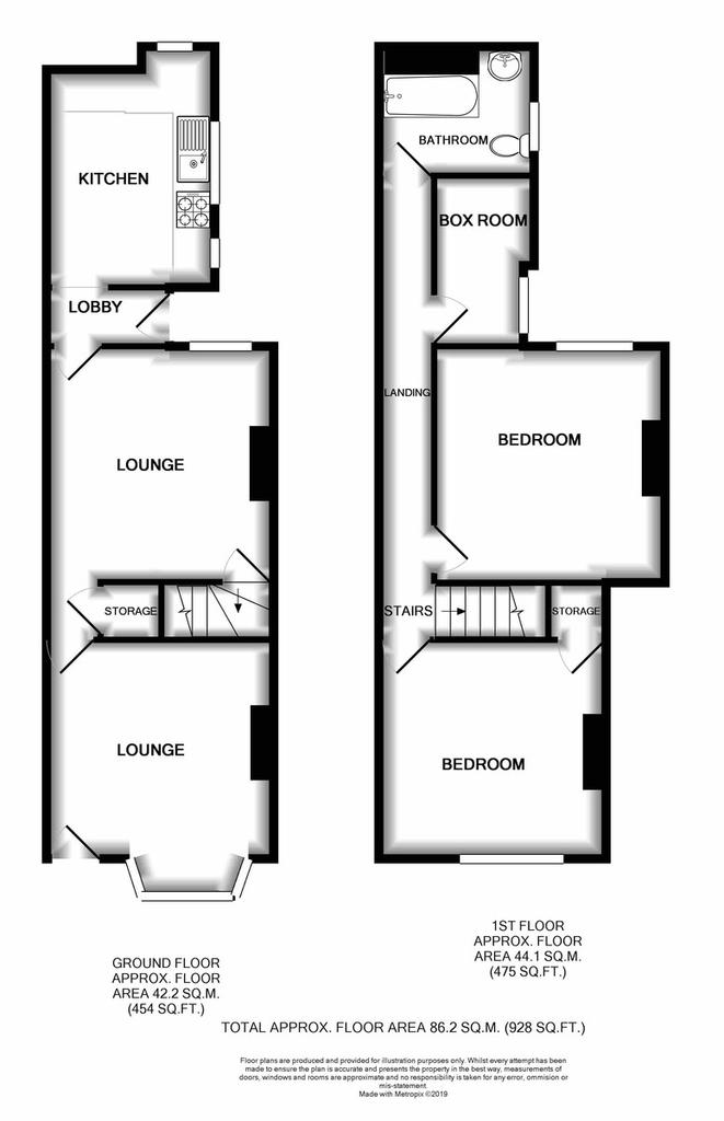 Earls Road, Nuneaton 2 bed terraced house £135,000
