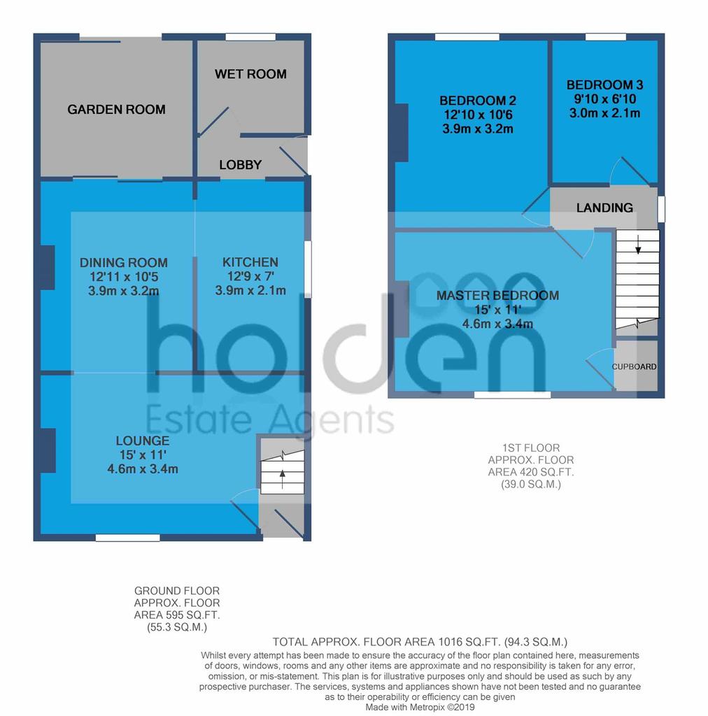Cross Road, Maldon, CM9 3 bed semidetached house £285,000
