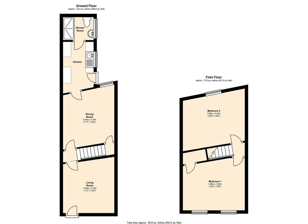 Hartley Road, Luton 2 bed terraced house £795 pcm (£183 pw)