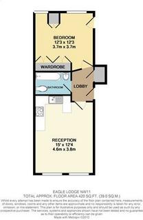 1 bedroom flat to rent, Golders Green Road, Golders Green